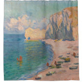 Rideaux De Douche Claude Monet - Etretat : Plage et Falaise d'Amont (Devant)