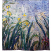 Rideaux De Douche Claude Monet - Iris jaunes et violets (Devant)