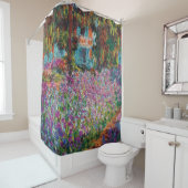 Rideaux De Douche Claude Monet - Irises in Monet's Garden Fine Art (En situation)