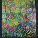 Rideaux De Douche CLAUDE MONET : Le jardin d'Iris à Giverny<br><div class="desc">Un rideau de douche classique coloré orné du jardin d'iris de Giverny,  peint par le peintre impressionniste français Claude Monet.</div>