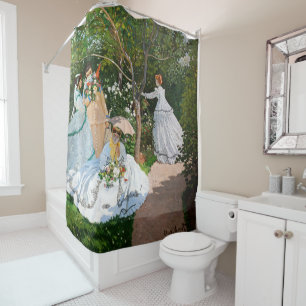 Rideaux De Douche Claude Monet - Les femmes dans le jardin