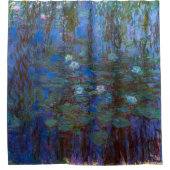 Rideaux De Douche Claude Monet - Lys d'Eau Bleue (Devant)