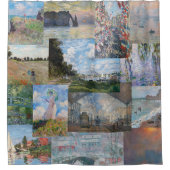 Rideaux De Douche Claude Monet - Patchwork de chefs-d'oeuvre (Devant)