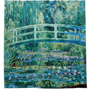 Rideaux De Douche Claude Monet - Pont D'Eau Et Pont Japonais