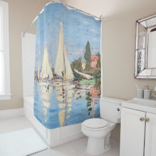 Rideaux De Douche Claude Monet - Régates à Argenteuil