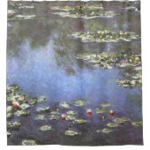 Rideaux De Douche Claude Monet, Water Lilies, 1906, Bleu (Devant)