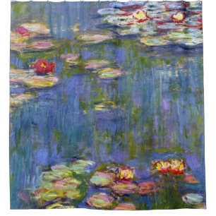 Rideaux De Douche Claude Monet Water Lilies 1916