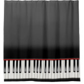 Rideaux De Douche Clavier de piano (Devant)