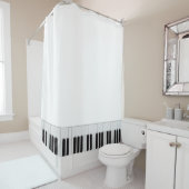 Rideaux De Douche Clavier pour piano (En situation)