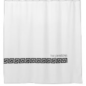 Rideaux De Douche Clé grecque moderne classique (Devant)