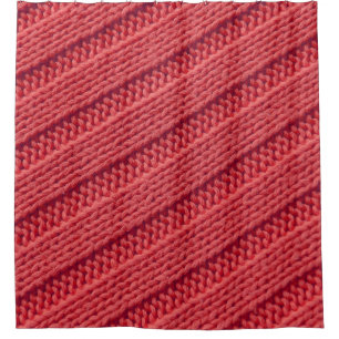 Rideaux De Douche Closeup stripy crochet texture.