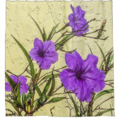 Rideaux De Douche Closeuse de Petunias pourpre (Devant)
