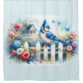 Rideaux De Douche Clôture de jardin de la maisonnette de Blue Jay Sc (Devant)