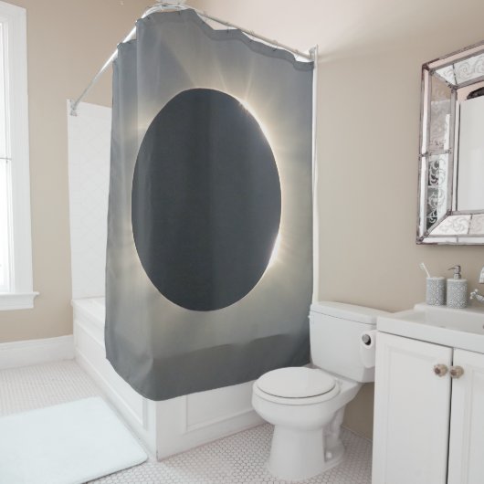 Rideaux De Douche Clôture de l'éclipse solaire (En situation)