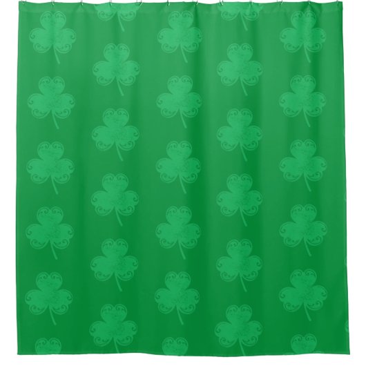 Rideaux De Douche Clover vert (Devant)