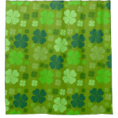 Rideaux De Douche Clovers verts, Lucky Clovers, Saint Patrick's Day (Devant)