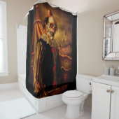 Rideaux De Douche Clown cirque effrayant (En situation)
