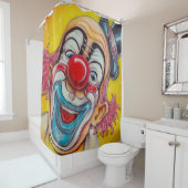 Rideaux De Douche Clown de cirque (En situation)