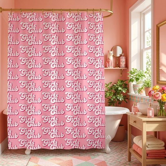 Rideaux De Douche Club de filles
