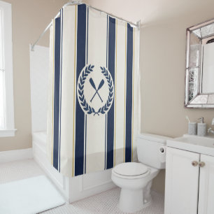 Rideaux De Douche Club de la rangée Saint-Tropez
