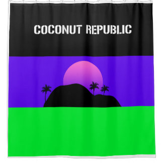 Rideaux De Douche Coconut Republic Design No.2803
