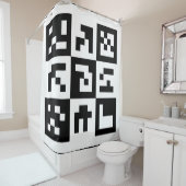 Rideaux De Douche code qr (En situation)