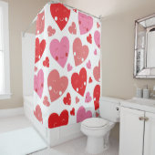 Rideaux De Douche Coeur d'amour (En situation)