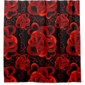 Rideaux De Douche Coeurs beaucoup Motif (Devant)