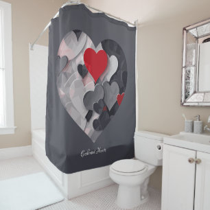 Rideaux De Douche Cœurs Enchantés