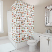 Rideaux De Douche Coeurs sur douche (En situation)