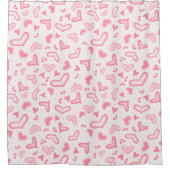 Rideaux De Douche Coeurs valentin fantaisistes (Devant)