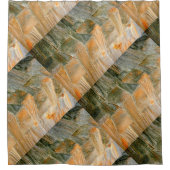 Rideaux De Douche Coin de cabine harmonisé par diagonale (Devant)