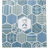 Rideaux De Douche Collage Lake Life (Devant)