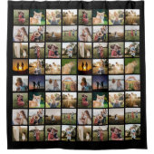 Rideaux De Douche Collage photo personnalisé (Devant)