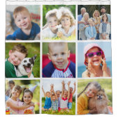 Rideaux De Douche Collage photo simple de 6 Carrés (Devant)