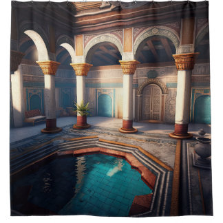 Rideaux De Douche Collection Ancienne Maison de Bain - Byzantine