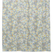 Rideaux De Douche Collection Charming Daisy Motif floral polyvalent (Devant)
