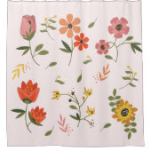 Rideaux De Douche collection de fleurs (Devant)