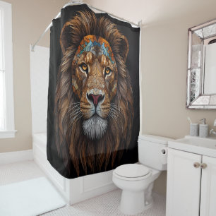 Rideaux De Douche Collection de mosaïques en verre de la faune