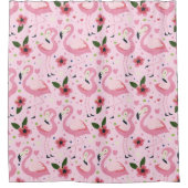 Rideaux De Douche Collection Été Flamingo Une Conception 9 (Devant)