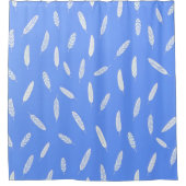 Rideaux De Douche Collection Luxe Boho Modern Feathers (Devant)