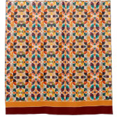 Rideaux De Douche Collection moderne rétro Abstraite carré (Devant)