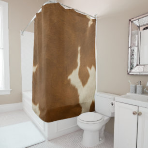 Rideaux De Douche Collection moderne Vache Faux Cuir Élégante