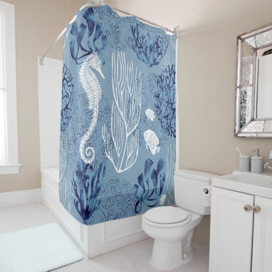 Rideaux De Douche Collection Nautique (En situation)