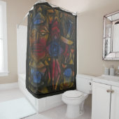 Rideaux De Douche Collection Paul Klee de Figurines (En situation)