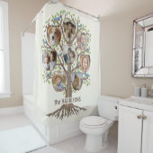 Rideaux De Douche Collection photo d'arbre généalogique 8 Photos Nom (En situation)