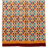 Rideaux De Douche Collection populaire Abstraite rétro carré (Devant)