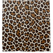 Rideaux De Douche Collection tendance Leopard blanc haut de gamme (Devant)