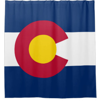 Rideaux De Douche Colorado State Flag Voyage Accueil Souvenirs