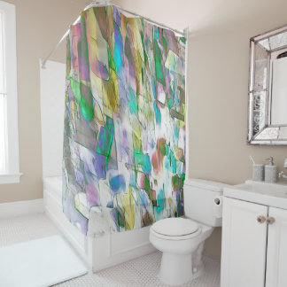 Rideaux De Douche Coloré porté, frissonner entre mat et satin